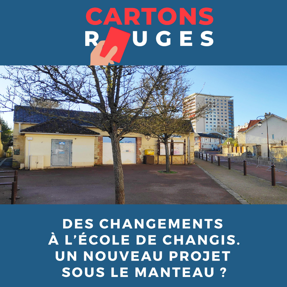 Des changements à l’École de Changis. Un nouveau projet sous le manteau ?