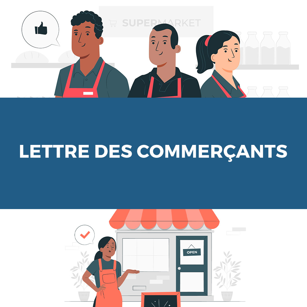 Lettre des commerçants